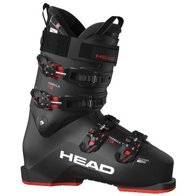 HEAD Unisex Formula 110 Grip Walk Lightweight Insulated Easy-Entry Freeride Performance Ski Boots, Black/Red, 265