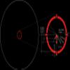 Swampfox Blade 1x25 Prism Scope, Red BRC Reticle view 3