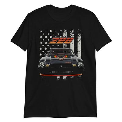 1979 Chevy Camaro Z28 American Classic Car Short-Sleeve Unisex T-Shirt Black