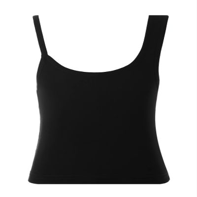 Hansber Kids Girls Asymmetrical Shoulder Dance Crop Top Gymnastics Ballet Yoga Sport Tops Athletic T-Shirts Blouse Black 4-5 Years