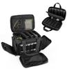 DSLEAF Tactical Gun Range Bag with Pistol Magazine Storage Bag for 4 Handguns and 19 Magazines, Black view 1