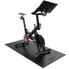 Cycleclub Bike Mat Compatible with Peloton & Treadmill - UPGRADE to 6 mm - 30" x 72" Thick Exercise Bike Trainer Mat for Stationary Indoor Spin Bike view 1
