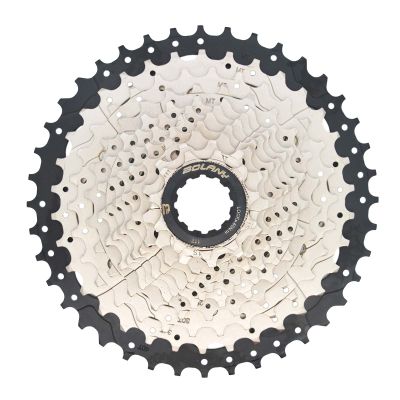 Bike Cassettes 9Speed Gear Ratio 11-42T MTB Mountain Bicycle Carbon steel Bike Sprockets Freewheel for sram shimano HG cycling accessories (9Speed 11-42T Black)