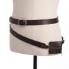 BLESSUME Medieval Knight Belt with Sword Frog Holster Rapier Scabbard Holder 1pc (Dark Brown 4) view 3