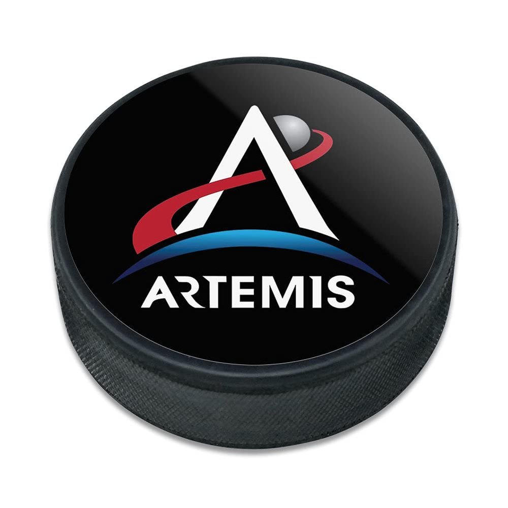 GRAPHICS & MORE NASA Artemis Moon Logo Ice Hockey Puck