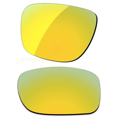 LenzReborn Polarized Lens Replacement for Oakley Sliver OO9262 Sunglasses - Golded Yellow - Polarized Mirrored