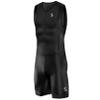 Synergy Triathlon Tri Suit - Men's Race Sleeveless Trisuit (Black/Black, Small) view 1