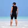 Synergy Triathlon Tri Suit - Men's Race Sleeveless Trisuit (Black/Black, Small) view 3
