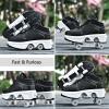 Classic Double-Row Roller Skates for Men, Women & Kids - 4 Shiny Wheels, Invisible Deformation, Indoor & Outdoor view 4