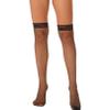 iiniim Men's Formal Wear Suit Business Tube Fishnet Dress Sheer Socks Antiskid Pantyhose Black One Size view 3