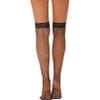 iiniim Men's Formal Wear Suit Business Tube Fishnet Dress Sheer Socks Antiskid Pantyhose Black One Size view 4