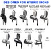 mytag 8PCS Golf Hybrid Iron Headcovers Set Long Hybrid Iron Covers for Cleveland Launcher, Majek MX4, Cobra T Rail, Wilson Launch Pad, Tour Edge (1set of 8pcs(4,5,6,7,8,9,P,X)) view 3