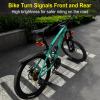 Antfire 4 Pcs Bike Tail Light with Turn Signals, USB Rechargeable Bike Turn Signals Front and Rear Bright LED Safety Warning, Wireless Remote Control Waterproof Bicycle Turn Signals Light for Ebike view 2