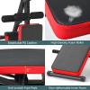Sporfit Sit Up Bench, Adjustable Ab Bench for Full Body Exercise, Foldable Strength Training Bench with LCD Monitor for Home Gym & body workout(Red) view 3