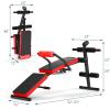 Sporfit Sit Up Bench, Adjustable Ab Bench for Full Body Exercise, Foldable Strength Training Bench with LCD Monitor for Home Gym & body workout(Red) view 4