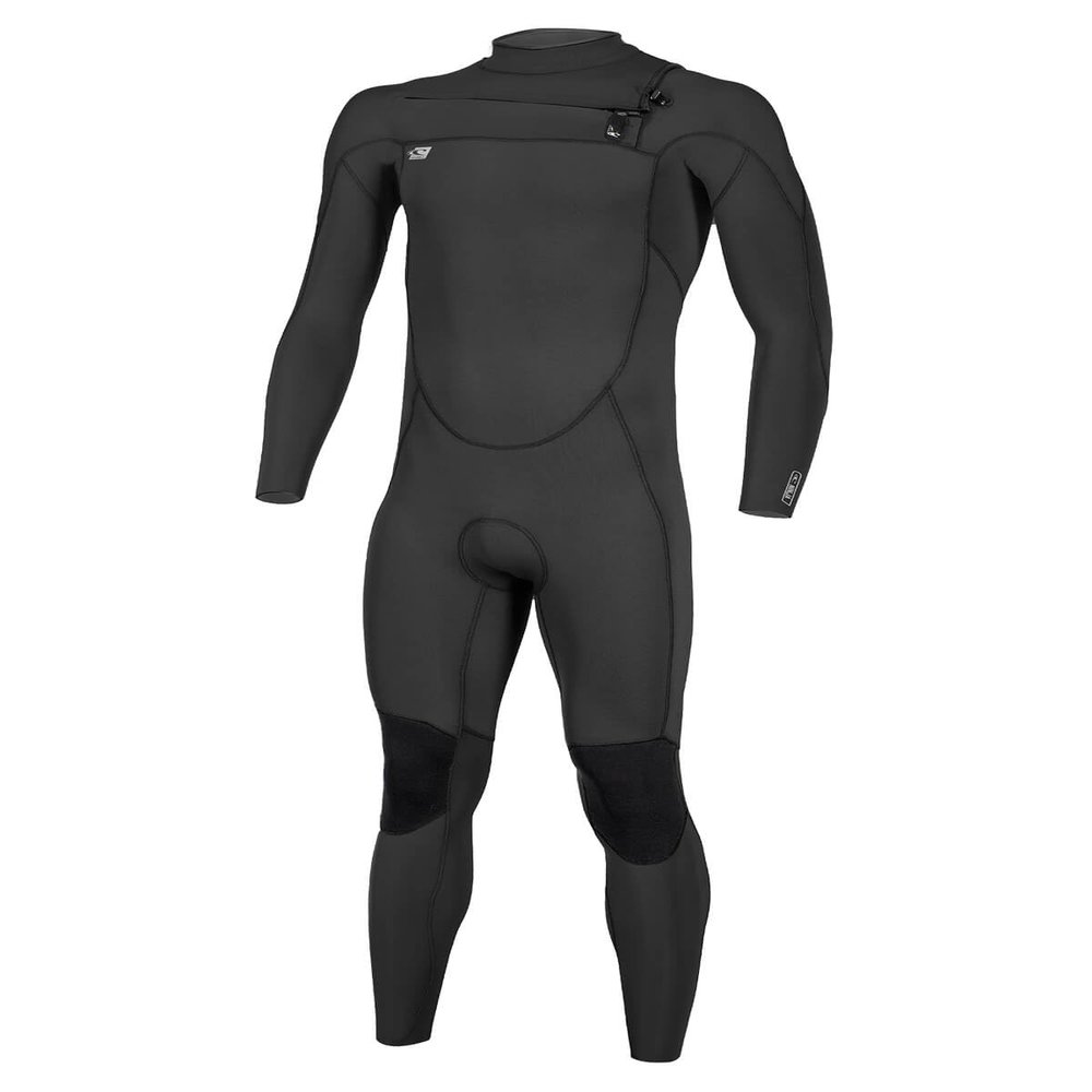 O'Neill Ninja 3/2 mm Chest Zip Full Wetsuit Black/Black MT (6'1"-6'3", 160-180 lbs)