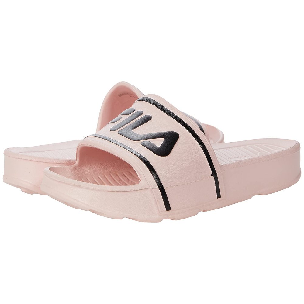 Fila Sleek Slide ST (Toddler/Little Kid/Big Kid) Pink/Pink/Black 7 Big Kid M