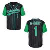 Kekambas Youth Dewayne Warren Jarius 'G-Baby' Jerseys Evans 1 Hardball Movie Kids Baseball Jersey Stitched Black Size M view 1