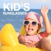 RIVBOS kids Sunglasses Girls with Strap Polarized UV Protection Flexible Shades for Baby and Children Age 2-10 RBK004-2 Light Pink view 2