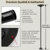 PRIORMAN Dance Pole Set -Premium Height Adjustable 7.38-8.85ft Portable 45mm Diameter 360Spinning Dancing Pole for Home,200KGS Capacity,Drill-Free Installation with Floor-to-Ceiling Stability-Black view 2