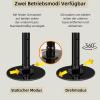 PRIORMAN Dance Pole Set -Premium Height Adjustable 7.38-8.85ft Portable 45mm Diameter 360Spinning Dancing Pole for Home,200KGS Capacity,Drill-Free Installation with Floor-to-Ceiling Stability-Black view 3