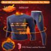 romision Thermal Underwear Long Johns for Men Fleece Lined Base Layer Cold Weather Hunting Gear Bottom and Top Set view 3