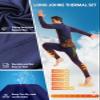 romision Thermal Underwear Long Johns for Men Fleece Lined Base Layer Cold Weather Hunting Gear Bottom and Top Set view 4