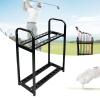 KPfaster Golf Organizer Golf Bag Storage Rack for Garage Golf Clubs18-Hole Organizer Rack Black Steel Golf Putter Holder Stand Club Display for Garage Home Gym view 2