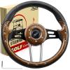 Roykaw Golf Cart Universal Steering Wheel Compatible with EZGO RXV TXT, Club Car DS Precedent Tempo, Yamaha G29 Drive Drive 2,Universal Design for Most Golf Cart view 1