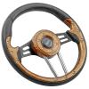 Roykaw Golf Cart Universal Steering Wheel Compatible with EZGO RXV TXT, Club Car DS Precedent Tempo, Yamaha G29 Drive Drive 2,Universal Design for Most Golf Cart view 3