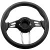 Roykaw Golf Cart Universal Steering Wheel Compatible with EZGO RXV TXT, Club Car DS Precedent Tempo, Yamaha G29 Drive Drive 2,Universal Design for Most Golf Cart view 4