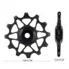 Bicycle Accessories 12T Bicycle Rear 8/9/10/11 Speed Mountain Road Bike Guide Wheel Bicycle Accessories Bike Parts (Color : Black) view 2