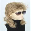 Topcosplay Men Wigs 80s Mullet Wig Light Brown Long Curly Halloween Costumes Party Funny Man Wig view 3