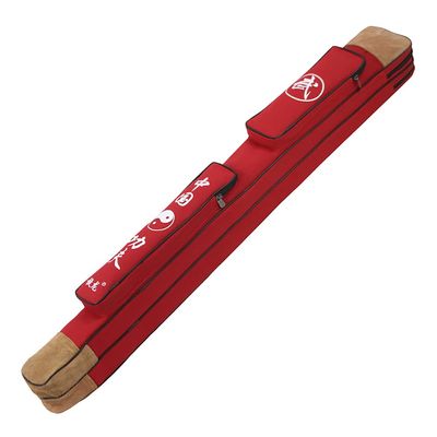 GOONSDS Double Layers Tai Chi Multifunctional Sword Bag Carrying Case Martial Arts Weapons Case Sword,Red