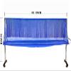 Yuanclllp Table Tennis Ball Recycle Equipment, 92"L x 18"W x 54"H, Stainless Steel Frames & Metal Wheels view 2