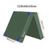 Exercise Mat Folding Canvas Gymnastics Tumbling Mat, Used in Gymnasium, Kindergarten Bounce, Sit-ups (Color : 120x60x10cm) view 2