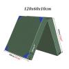 Exercise Mat Folding Canvas Gymnastics Mat, Easy to Carry and Train, Used in Kindergarten Bounce Training, Martial Arts, Yoga (Color : 120x60x10cm) view 2