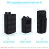 ANJINU Molle Water Bottle Holder, Water Molle Attachments, Molle Water Bottle Pouch, Tactical Backpack Attachment Pouches (BLACK02) view 2