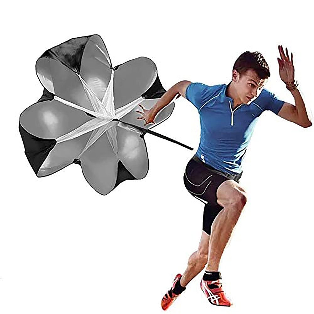 Resistance Parachute Running Speed Chute, Resistance Parachute for Speed Training, for Kids Youth and Adults Speed Chute Comes,with Carry Bag