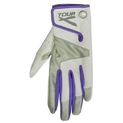 Tour X Girls Junior Golf Glove - Purple - LG LH Glove (RH Golfer)