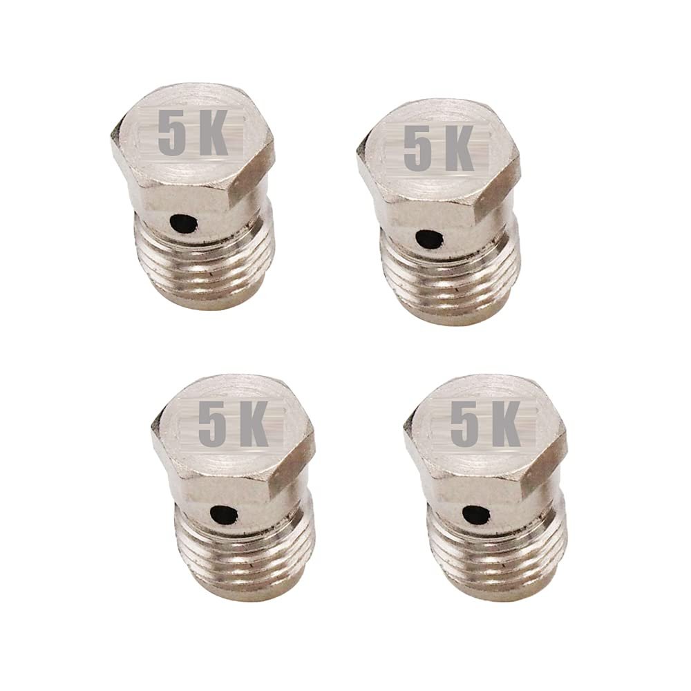 Manloney LLC Universal Burst Disks 1.8K 3K 5K 7.5K HPA Burst Disk 3/8-24 UNF Unified Copper Paintball Compressed Air Tank Regulator Burst Disks (5K)