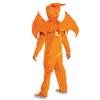 Disguise Pokemon Charizard Costume, Official Pokemon Costume for Kids, Medium (7-8) view 2