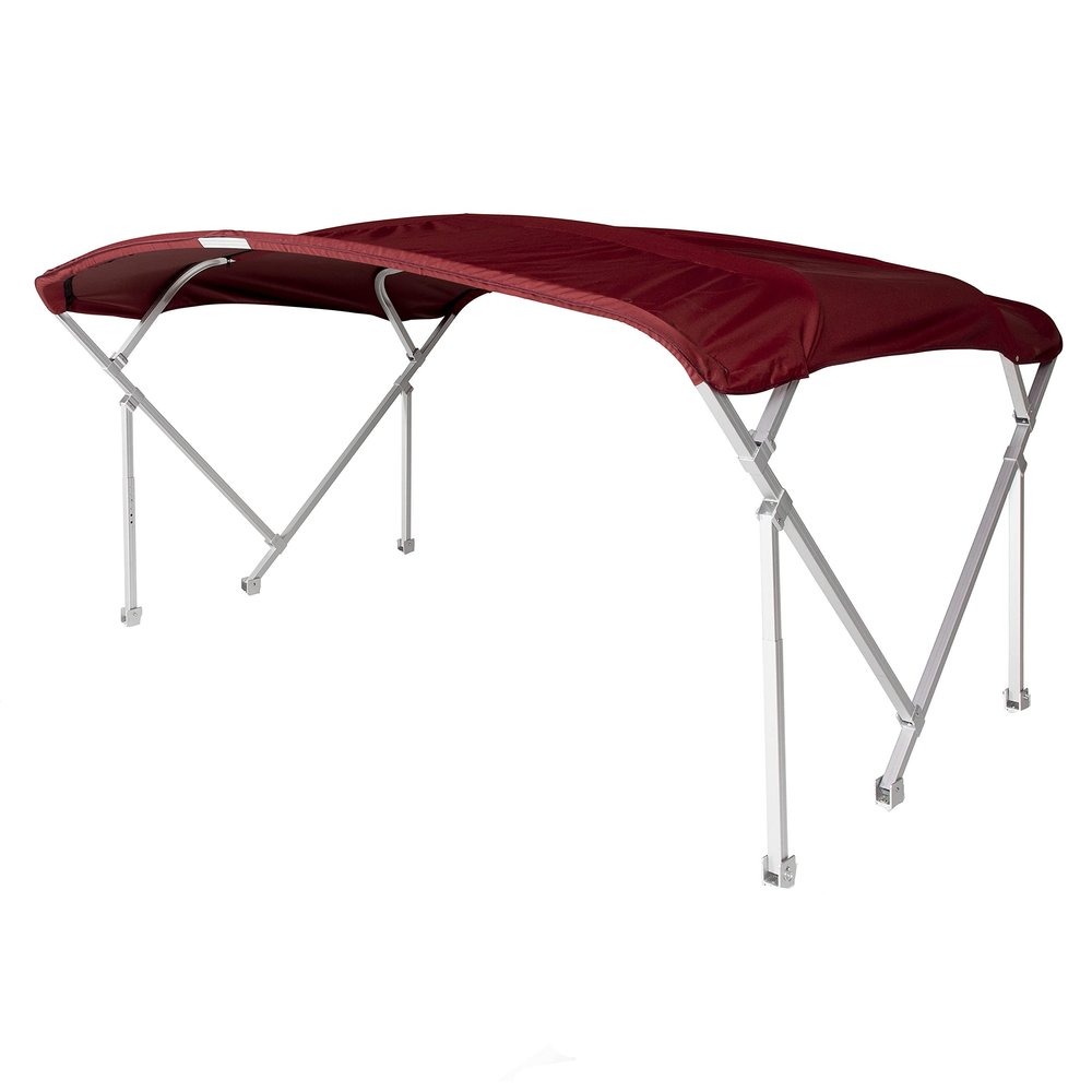 Pontoon Bimini Top Kit 8' x 8' x 1.25" (Burgundy)