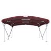 Pontoon Bimini Top Kit 8' x 8' x 1.25" (Burgundy) view 3