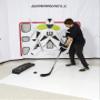 Winnwell Hockey Passer Training Aid - Clamp On Passing & Stick Handling Premium Trainer, Help Improve Puck Control & Shooting with Rubber Rebounder Passing Aid | Equipment Made for Kids & Adults view 3