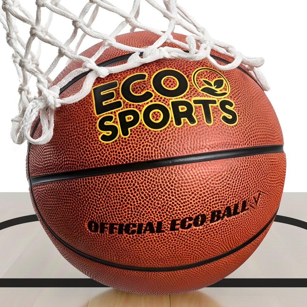 Eco Sports Outdoor and Indoor Basketball Size 7 - TPU Leather Strong Grip and High Performance, Training Ball for Youth and Adults Basketball Games