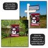 Arkansas Razorbacks Holiday Winter Snow Garden Banner Flag view 4