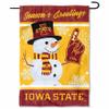 Iowa State Cyclones Holiday Winter Snow Garden Banner Flag view 1