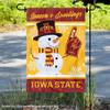 Iowa State Cyclones Holiday Winter Snow Garden Banner Flag view 2