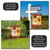 Iowa State Cyclones Holiday Winter Snow Garden Banner Flag view 4